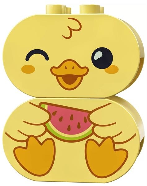 Конструктор LEGO DUPLO My First Веселе купання Плаваючий поїзд із тваринками 14 деталей (10965) - Pampik - 5