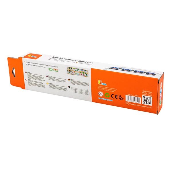 Набор для железной дороги Viga Toys Экспресс-поезд (50818) - Pampik - 3