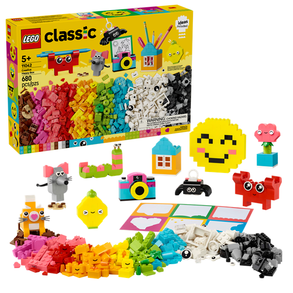 Конструктор LEGO Classic Щасливий творчий набір 680 деталей (11042) - Pampik