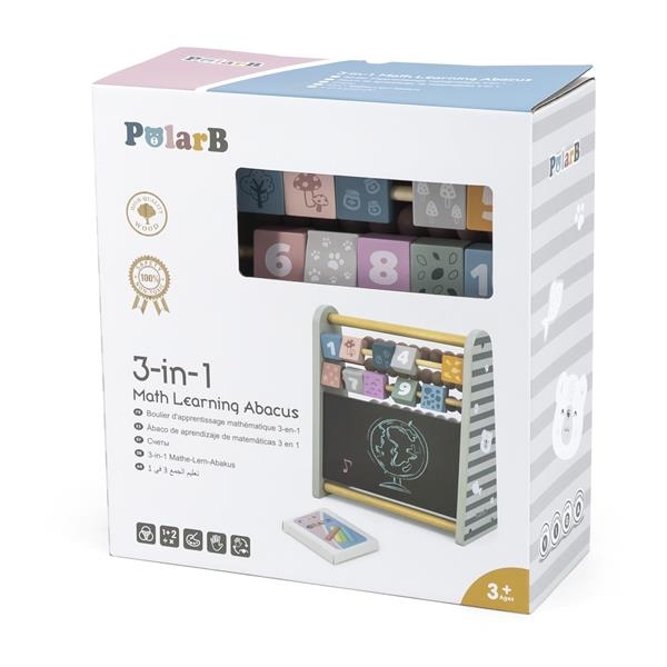 Дошка з рахівницею PolarB 3 в 1 (44086) - Pampik - 9