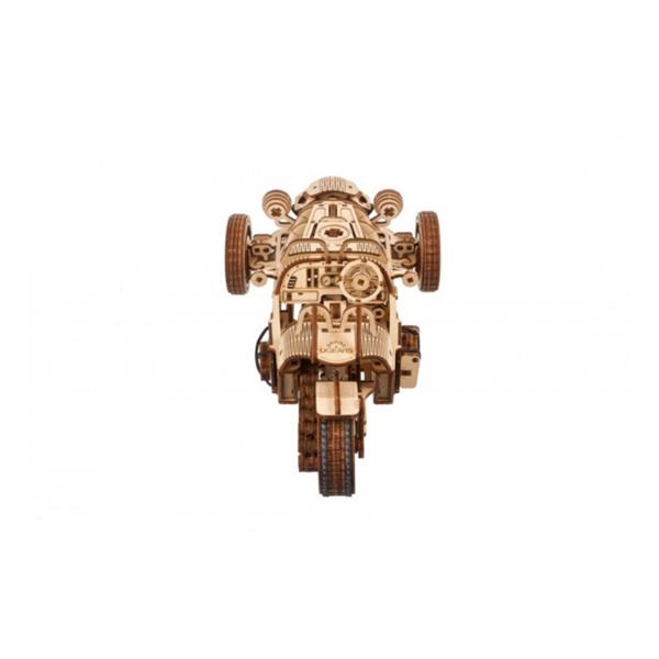 Деревянный механический 3D конструктор Ugears Трицикл UGR-S (70216) - Pampik - 4