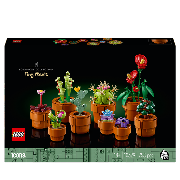 Конструктор LEGO Botanicals Мініатюрні рослини 758 деталей (10329) - Pampik