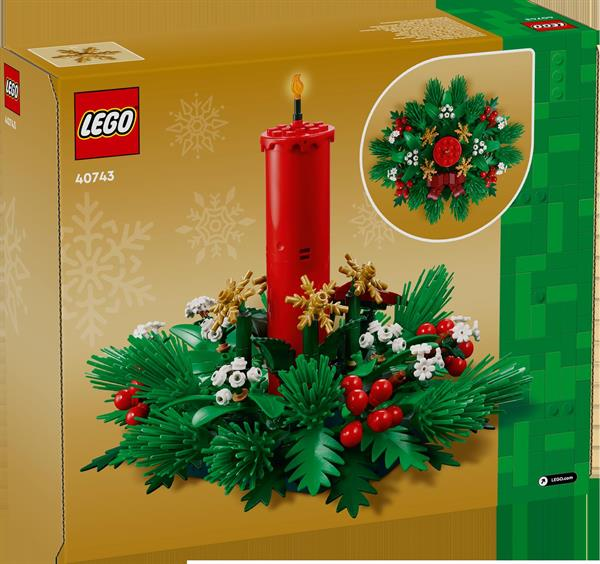 Конструктор LEGO Seasons and Occasion Декор для різдвяного столу (40743) - Pampik
