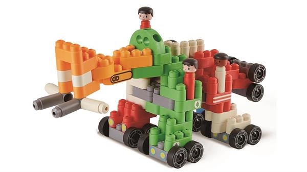 Конструктор PolyM Міська техніка 130 деталей (760024) - Pampik - 10