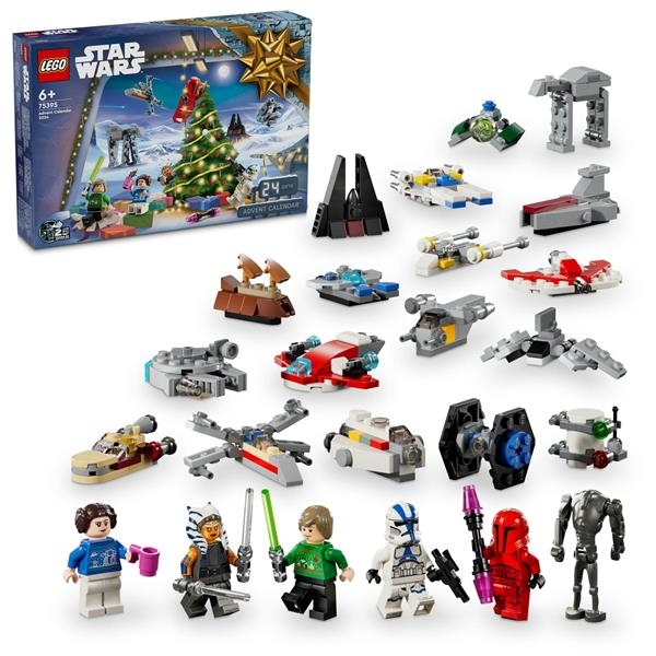 Різдвяний адвент-календар 2024 LEGO Star Wars 368 деталей (75395) - Pampik