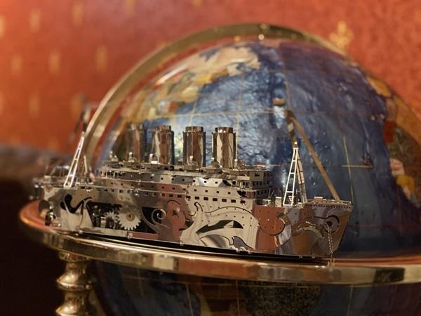 Коллекционная модель-конструктор Metal Time Lost at Sea Корабль Титаник (MT044) - Pampik - 8