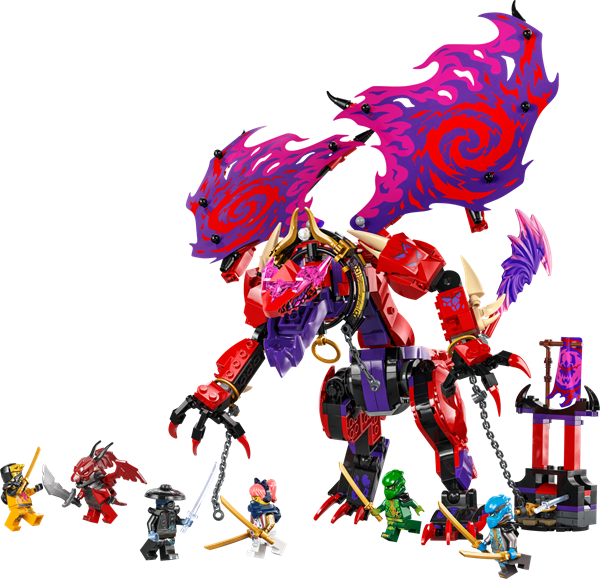 Конструктор LEGO NINJAGO Громовержець Дракон Хаосу 668 деталей (71832) - Pampik - 4
