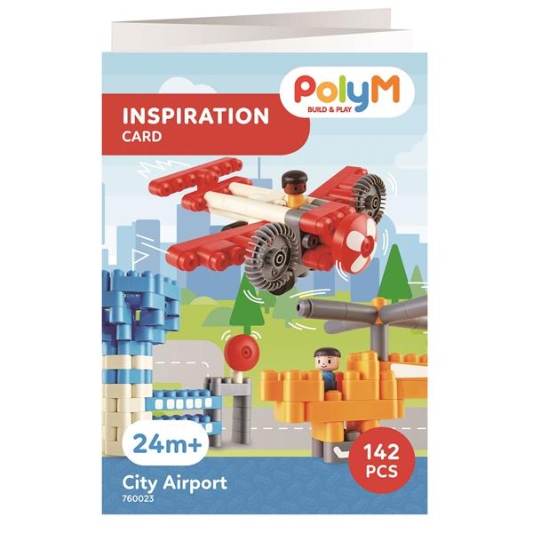 Конструктор PolyM Міський аеропорт 142 деталі (760023) - Pampik - 5