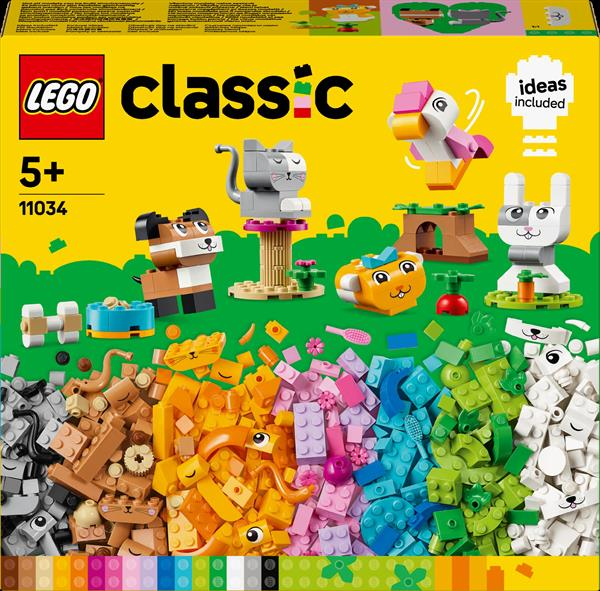Конструктор LEGO Classic Творчі улюбленці 450 деталей (11034) - Pampik
