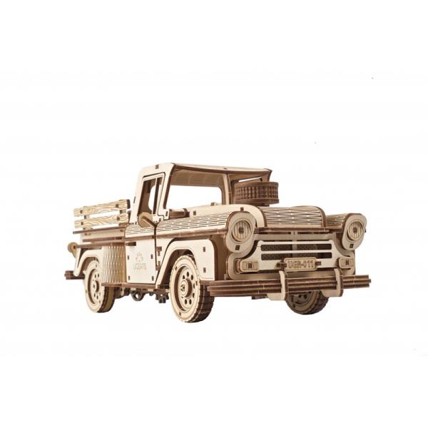 Деревянный механический 3D конструктор Ugears Пикап Лесоруб (70171) - Pampik - 5
