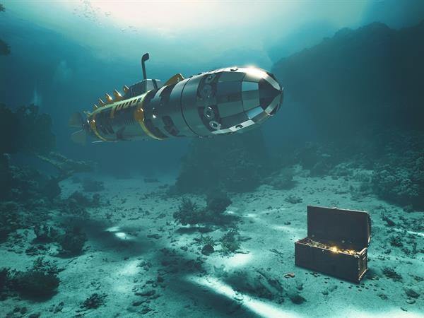 Колекційна модель-конструктор Metal Time Elusive Nautilus Підводний човен механічний (MT045) - Pampik - 9