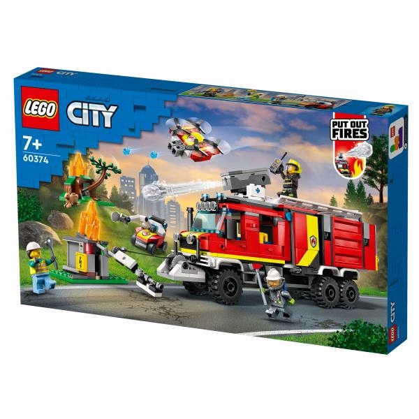 Конструктор LEGO City Fire Department Пожежна машина 502 деталі (60374) - Pampik