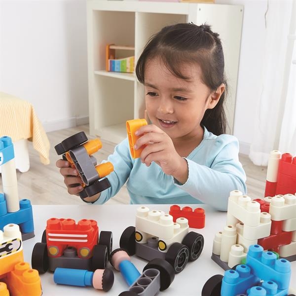 Конструктор PolyM Міська техніка 130 деталей (760024) - Pampik - 2