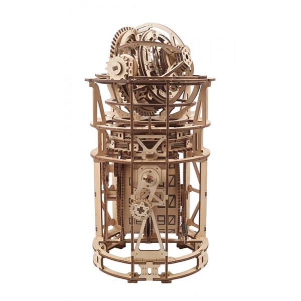Деревянный механический 3D конструктор Ugears Астрономические часы с турбийоном (70162) - Pampik - 4
