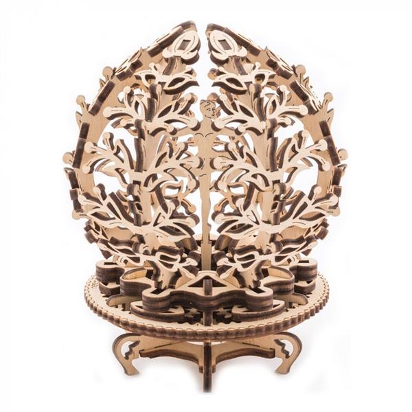 Деревянный механический 3D конструктор Ugears Механический цветок (70019) - Pampik