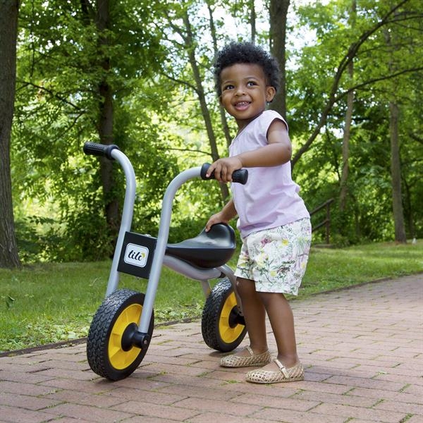 Биговел двухколесный Tilo Баланс, желто-черный (94430) - Pampik - 5