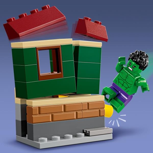 Конструктор LEGO Super Heroes Залізна людина на мотоциклі й Галк 68 деталей (76287) - Pampik - 6