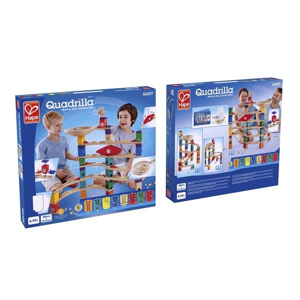 Конструктор-лабиринт Hape Quadrilla Ускорение, 136 элементов (E6007) - Pampik