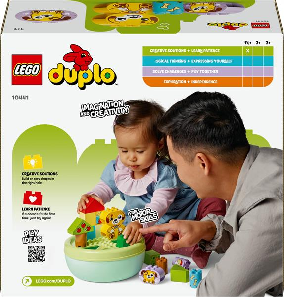 Конструктор LEGO DUPLO My First Сортувальник фігур будинок для цуценят, 17 деталей (10441) - Pampik - 2