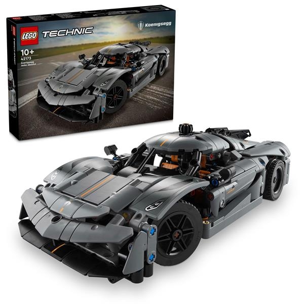 Конструктор LEGO Technic Koenigsegg Jesko Absolut сірий гіперкар 801 деталь (42173) - Pampik
