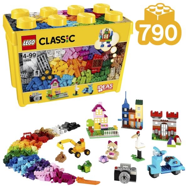 Конструктор LEGO Classic Коробка кубиков для творчества большого размера 790 деталей (10698) - Pampik - 2