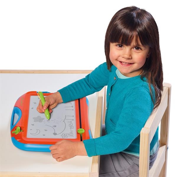 Магнітна дошка для малювання Megasketcher помаранчево-блакитний (E72741) - Pampik - 6