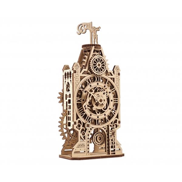 Деревянный механический 3D конструктор Ugears Старая часовая башня (70169) - Pampik - 5