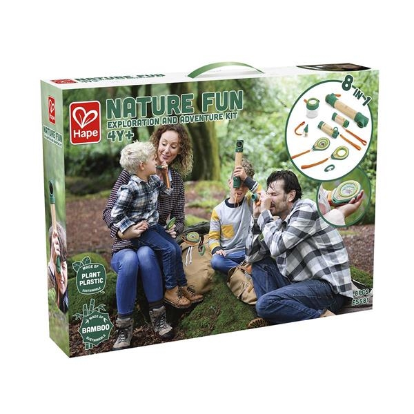Набір натураліста Hape Nature Fun Дослідження та пригоди 8 в 1 (E5581) - Pampik