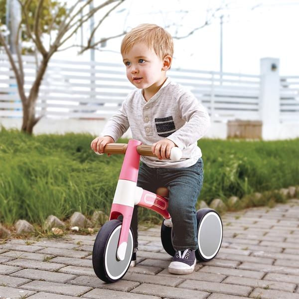 Біговел Hape Перша поїздка триколісний 7" рожевий (E0105) - Pampik - 6