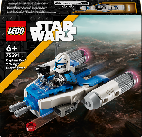 Конструктор LEGO Star Wars Мікровинищувач Y-Wing Капітана Рекса 99 деталей (75391) - Pampik - 2