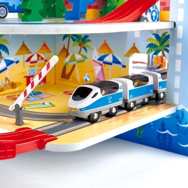 Іграшкова залізниця Hape Місто (E3768) - Pampik - 8