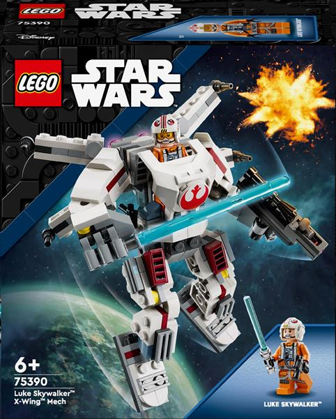 Конструктор LEGO Star Wars Робот X-Wing Люка Скайвокера 195 деталей (75390) - Pampik - 2