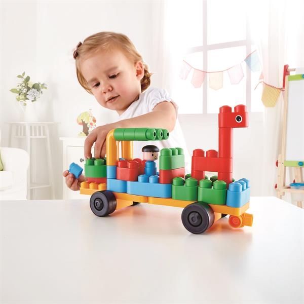 Конструктор PolyM Автопарк в зоопарке, 40 деталей (760006) - Pampik - 3