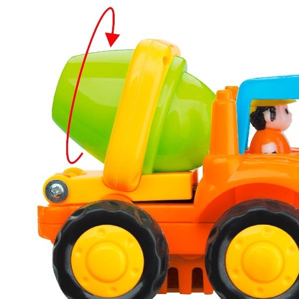 Набір машинок Hola Toys Самоскид і бетоновоз 6 шт. (326CD-6) - Pampik - 3