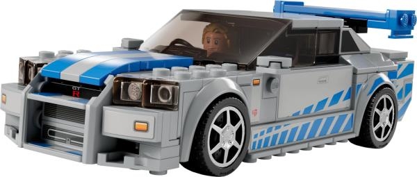 Конструктор LEGO Speed Champions Подвійний форсаж Nissan Skyline GT-R R34, 319 деталей (76917) - Pampik - 9
