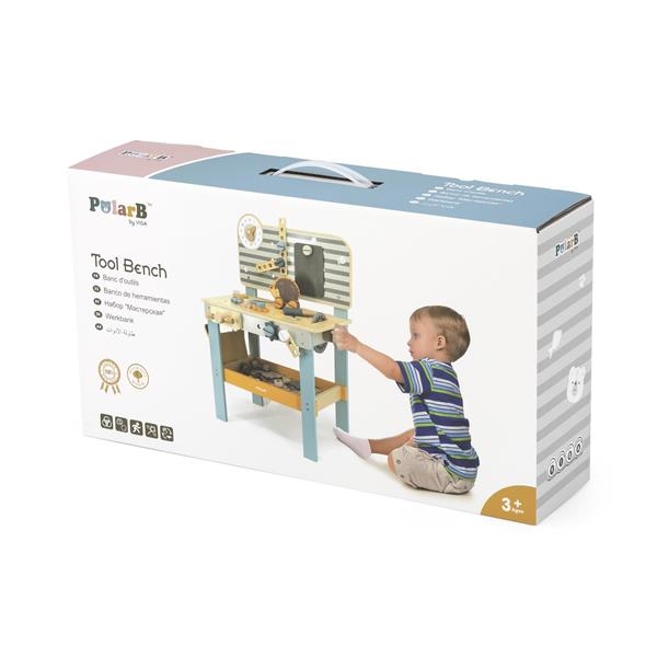Деревянный верстак с инструментами PolarB (44065) - Pampik - 6