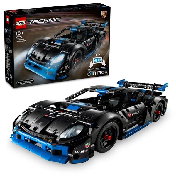 Конструктор LEGO Technic Автомобіль для перегонів Porsche GT4 e-Performance 834 деталі (42176) - Pampik