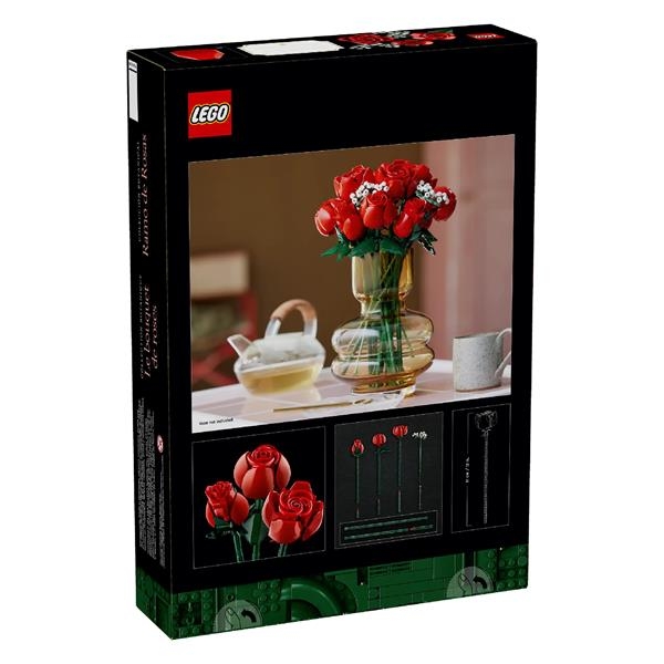 Конструктор LEGO Botanicals Букет троянд 822 деталі (10328) - Pampik - 9