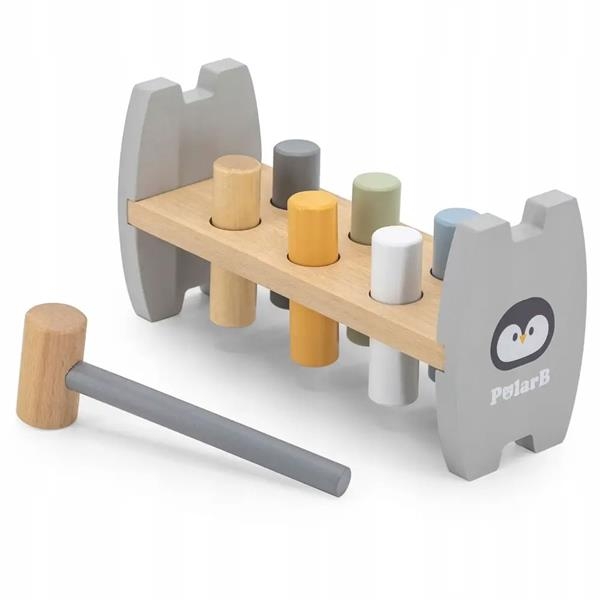 Деревянная стучалка PolarB Пингвинчик (44207) - Pampik