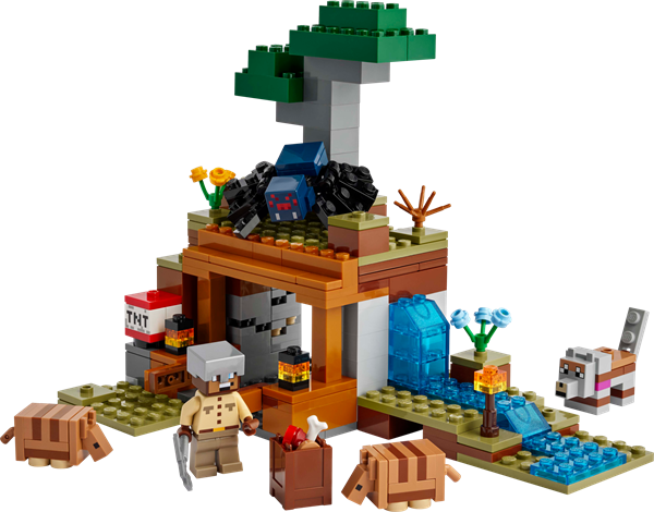 Конструктор LEGO Minecraft Шахтна експедиція Броненосець 247 деталей (21269) - Pampik - 4