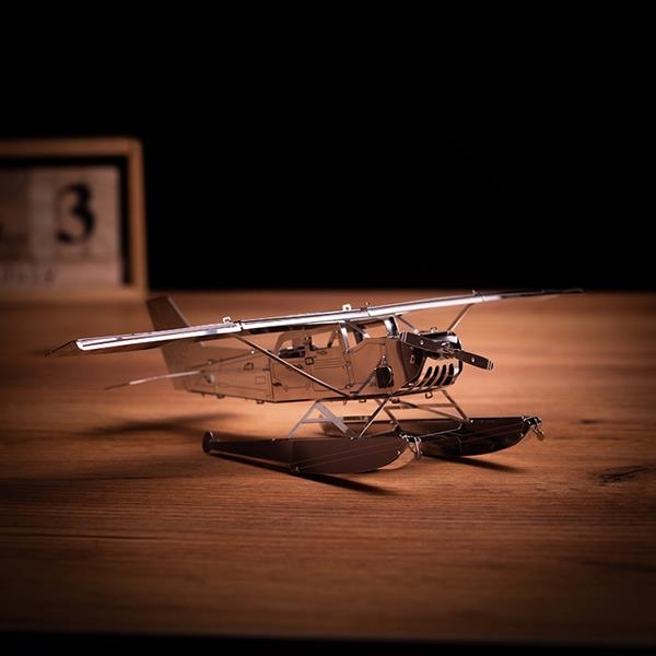 Колекційна модель-конструктор Metal Time Breeze Drifter Гідроплан механічний (MT003) - Pampik - 3