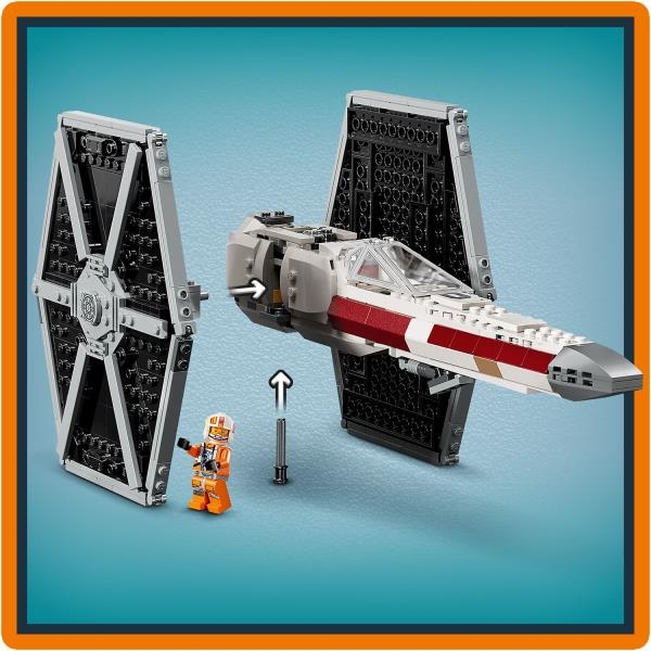 Конструктор LEGO Star Wars Збірний пакет Винищувач TIE і Корабель X-wing 1063 деталі (75393) - Pampik - 2