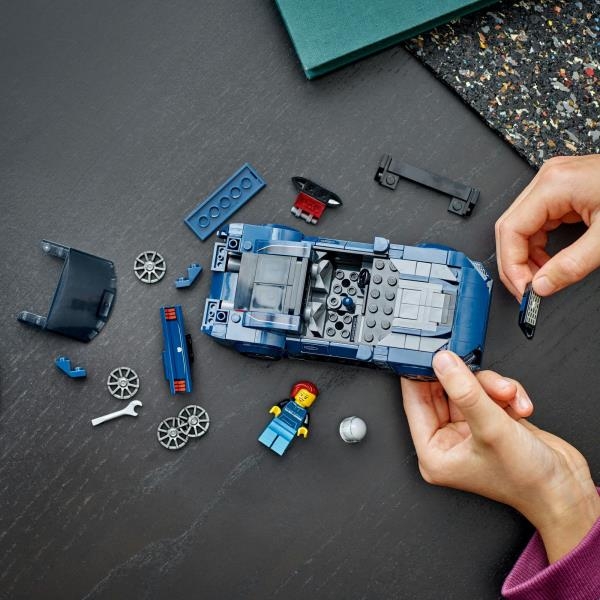 Конструктор LEGO Speed Champions Спортивний автомобіль Ford Mustang Dark Horse 344 деталі (76920) - Pampik - 7