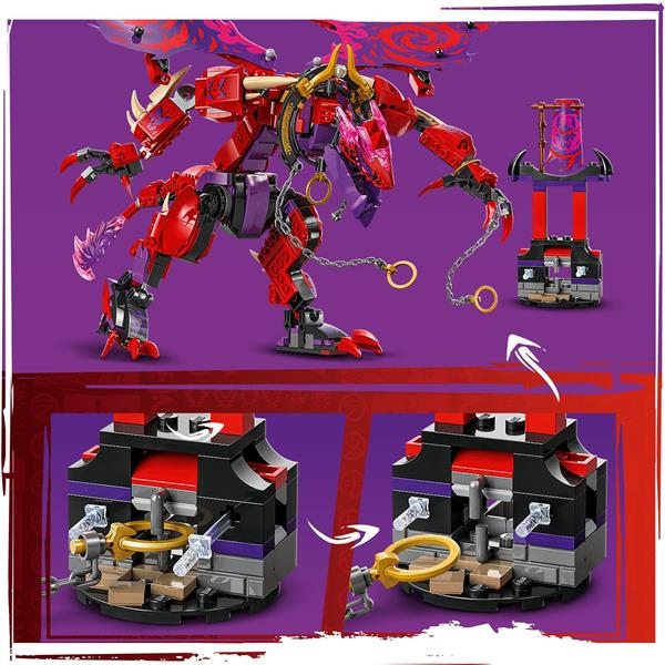 Конструктор LEGO NINJAGO Громовержець Дракон Хаосу 668 деталей (71832) - Pampik - 5