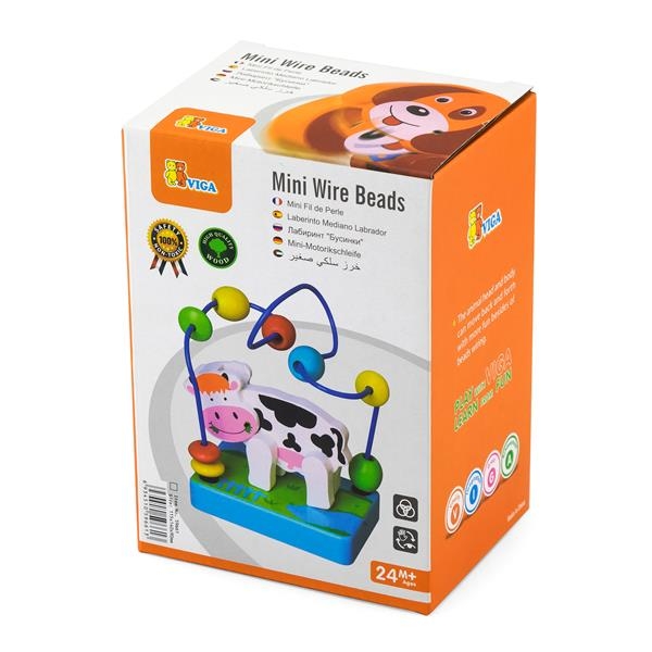 Пальчиковий лабіринт Viga Toys Корівка (59661) - Pampik - 2