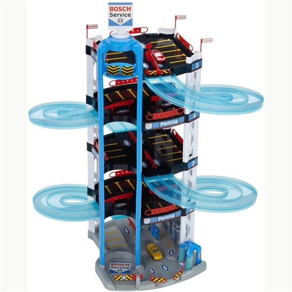Автотрек Klein Bosch Mini з паркінгом та 2 машинками 5 рівнів (2813) - Pampik - 6