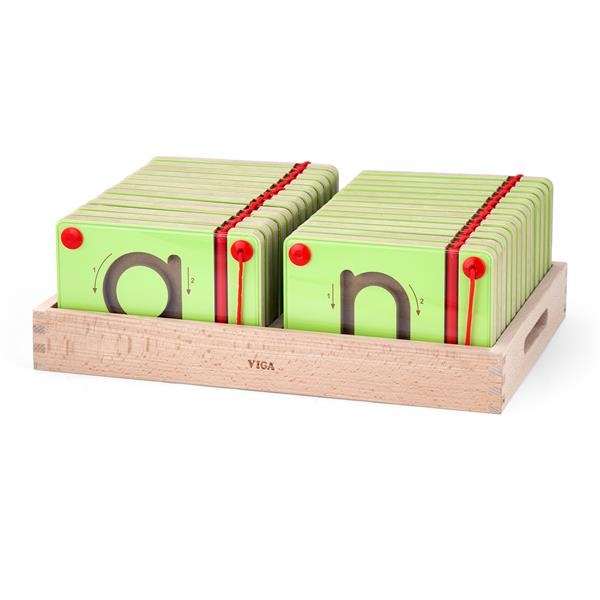 Набір для навчання Viga Toys Вчимося писати англійські малі літери (50338) - Pampik