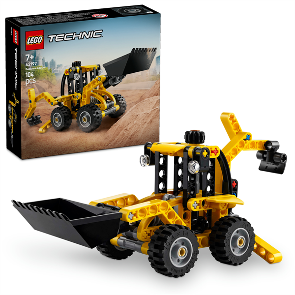 Конструктор LEGO Technic Екскаватор-навантажувач 104 деталі (42197) - Pampik