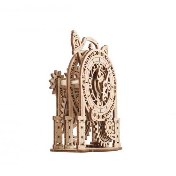 Деревянный механический 3D конструктор Ugears Винтажный будильник (70163) - Pampik - 11