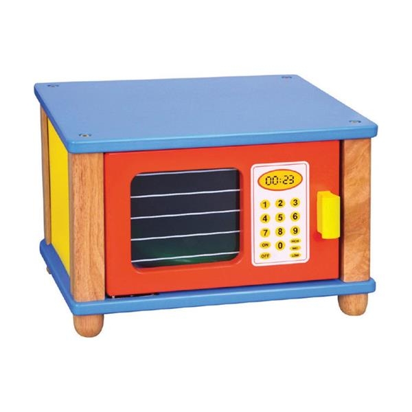 Іграшкова мікрохвильовка Viga Toys з дерева (59709FSC) - Pampik